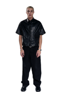 Cruel Black Leather Shirt