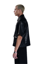 Cruel Black Leather Shirt