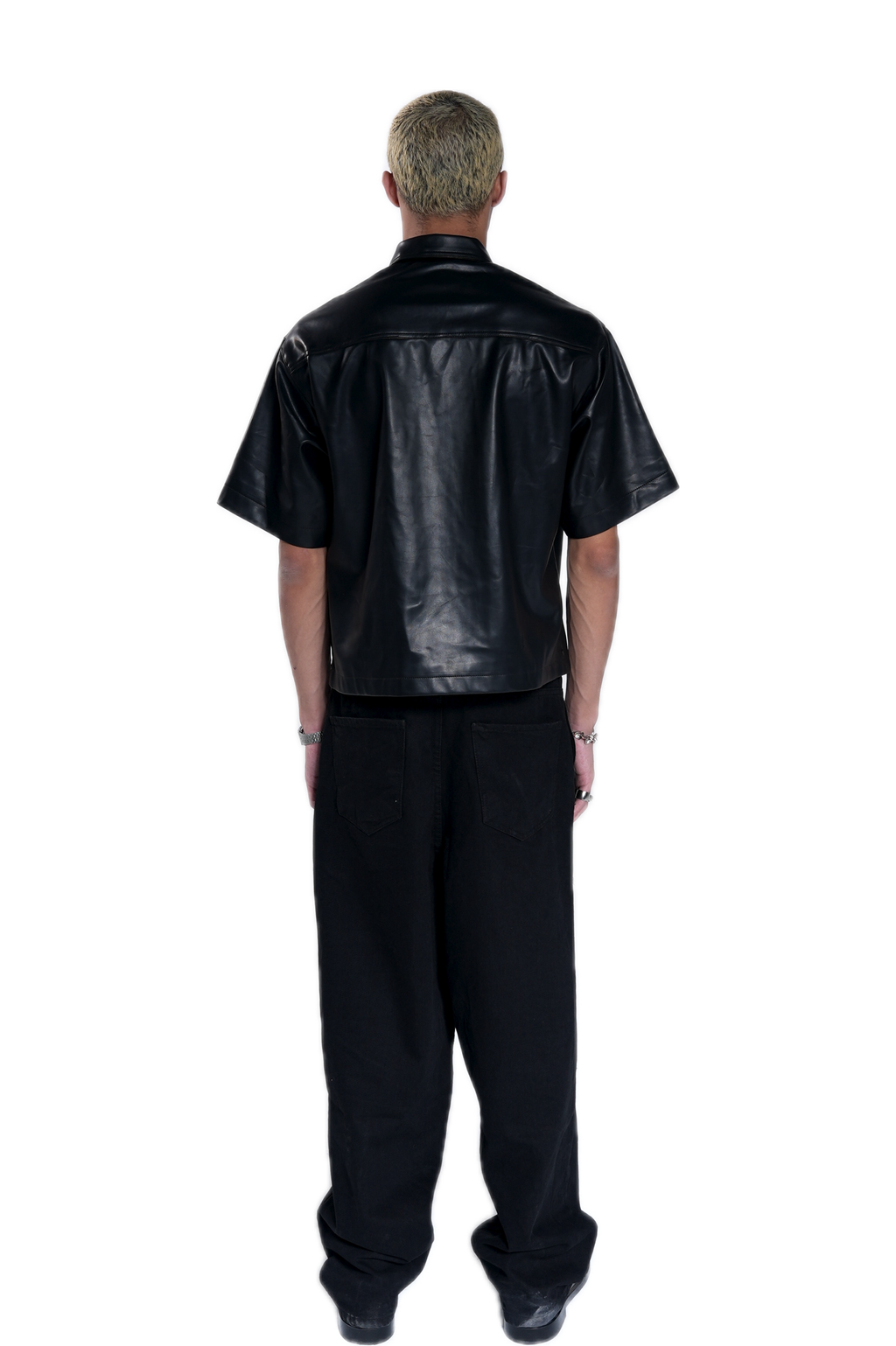 Cruel Black Leather Shirt