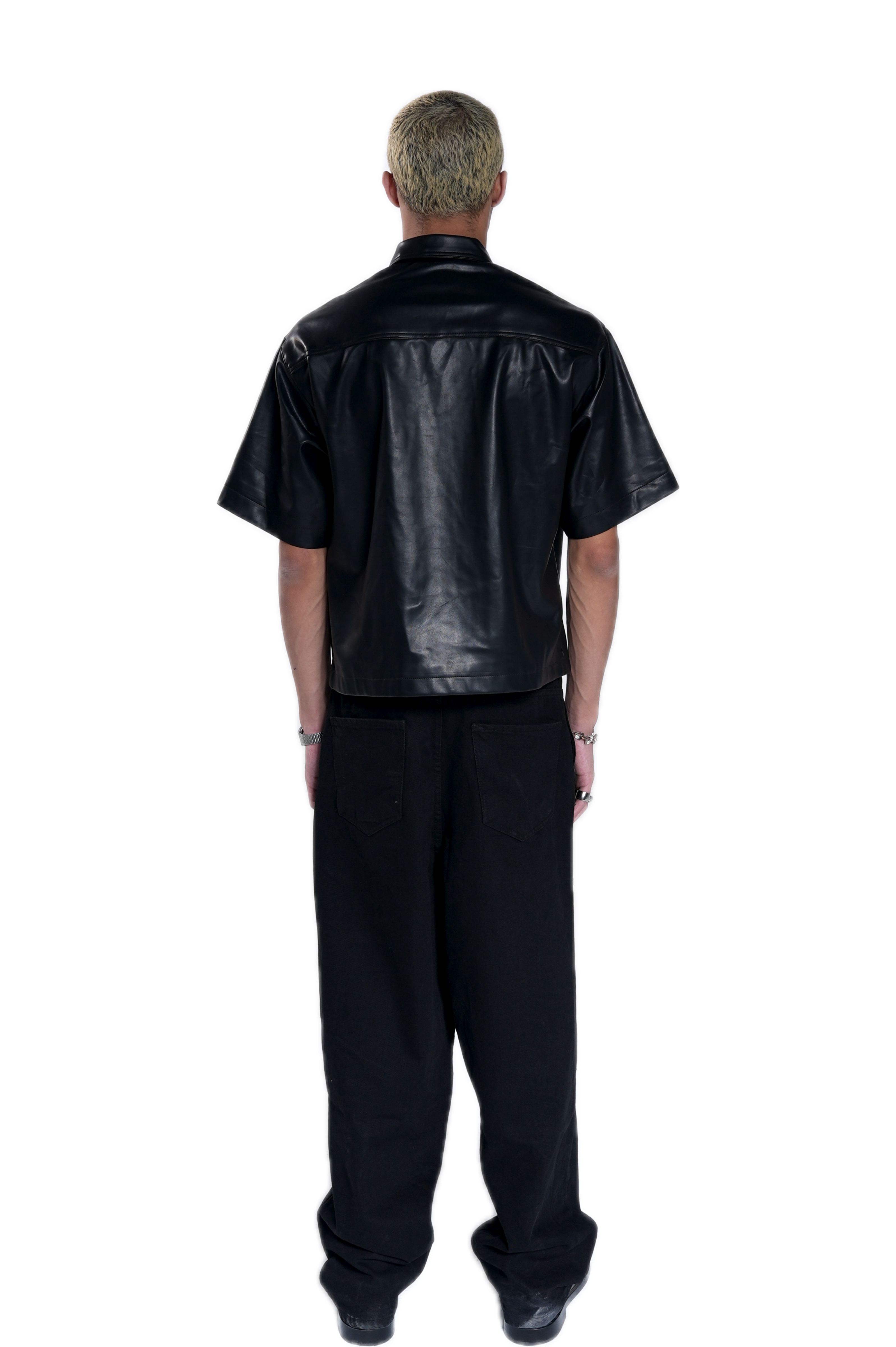 Cruel Black Leather Shirt