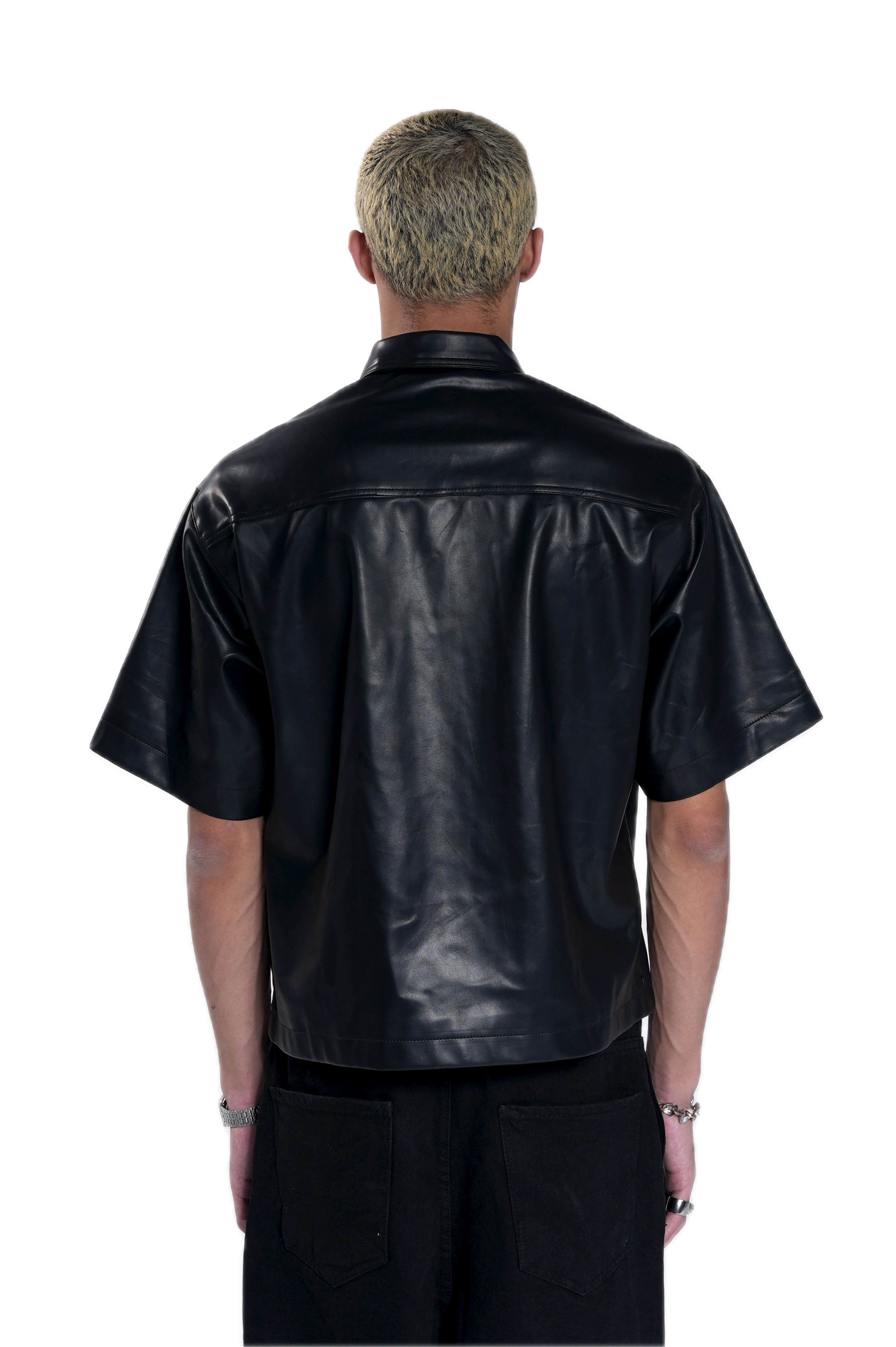 Cruel Black Leather Shirt